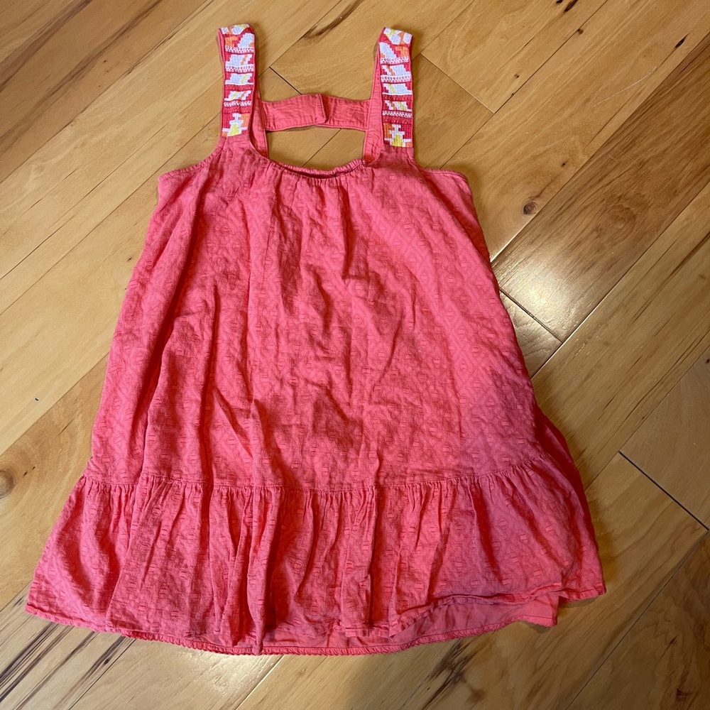 Anthropologie Coral Mini Dress